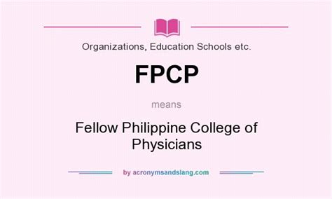 fpcp doctor meaning|Fellows .